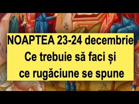 Ce se face în Ajunul Crăciunului