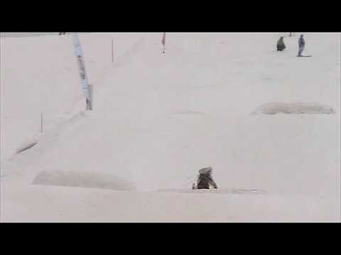 FWT09 @ Himos - Novice Slope Style - 3rd Makinen Tuure run 1