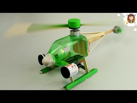  Cara  membuat  Helicopter  dari  Botol  Plastic Minuman 