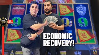 Obama and Trump cash out of the Dragon Links instead of risking it all!