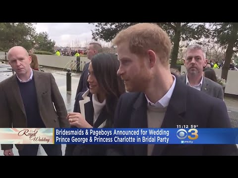 Bridesmaids And Pageboys Announced For Royal Wedding Video