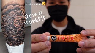 TATTOO NUMBING CREAM FOR MY LEG SLEEVE, DOES IT WORK/ MINI TATTOO TOUR