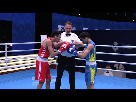 Quarterfinals (54kg) BENNAMA Billal (FRA) vs  NABIIEV Yelmir (UKR) | EUBC 2022