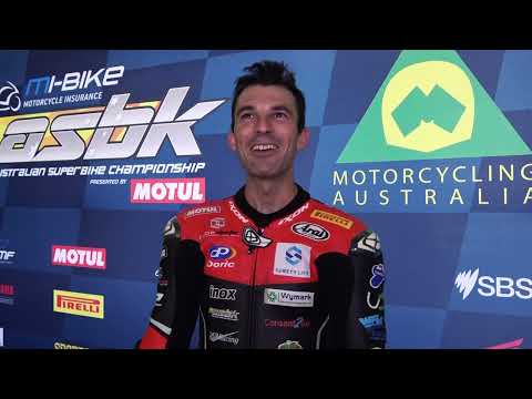 DesmoSport Ducati's Bryan Staring had a good opening day at Queensland Raceway, Round Two 2022.