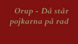 Då står pojkarna på rad Music Video