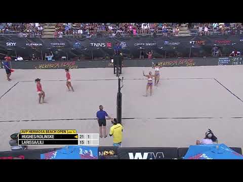 Sara Hughes with 4 Brilliant Touches | AVP Hermosa Open 2022