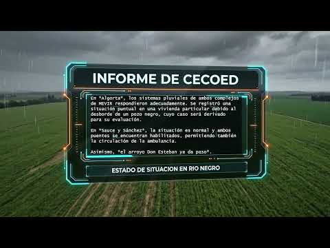CECOED 19 de Agosto estado de situacion