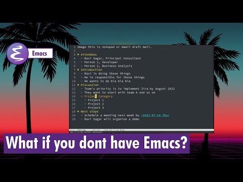 Org-mode - Taking notes without Emacs?