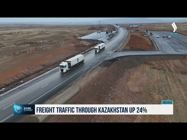 Freight traffic through Kazakhstan up 24%