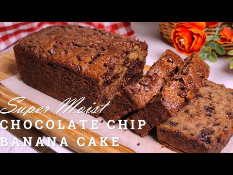 Banana Cake Recipe | Chocolate Chips Banana Bread | Chocolate Chip Banana Cake