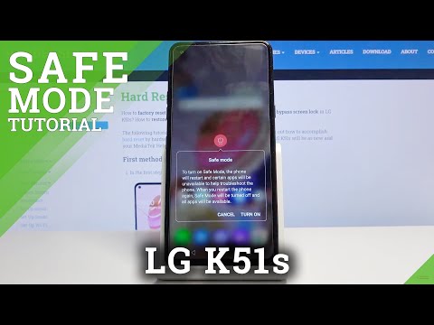 How to Open Safe Mode in LG K51s - Enter and Exit Safe Mode