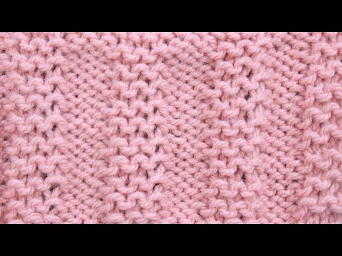 ✋ Ponto Barra Tricô :: Versão Para Canhotos