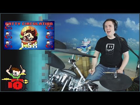 Patty Circulation 1.5x Speed On Drums!