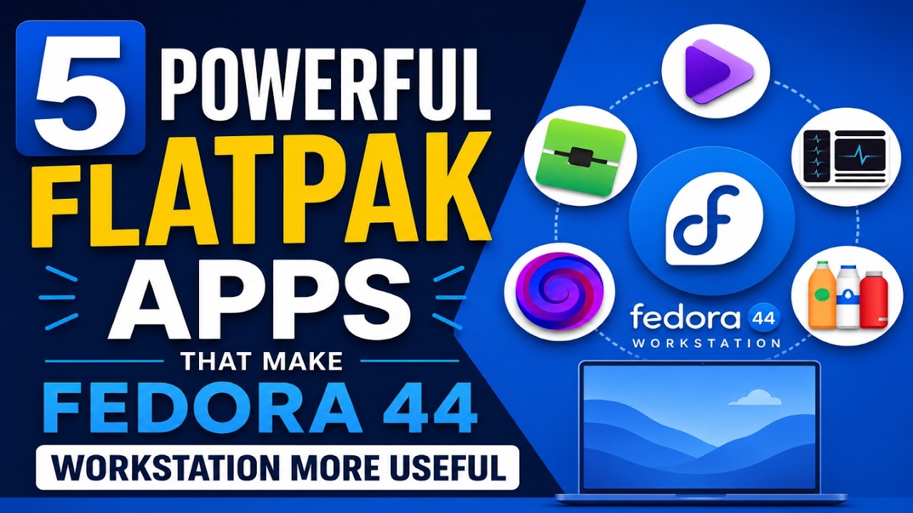 5 Powerful Flatpak Apps That Make Fedora 44 GNOME Workstation
