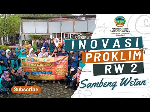 Inovasi Proklim RW 2 Desa Sambeng Wetan Kec Kembaran Kab Banyumas