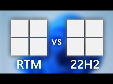 Windows 11 RTM vs 11 22H2!