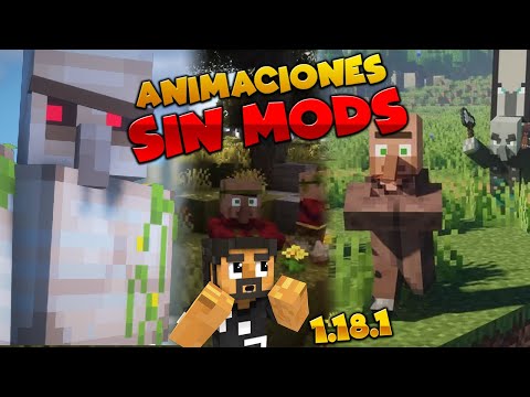 NEW ANIMATIONS without MODS or COMMANDS |  Minecraft Fresh Animations 1.18.2