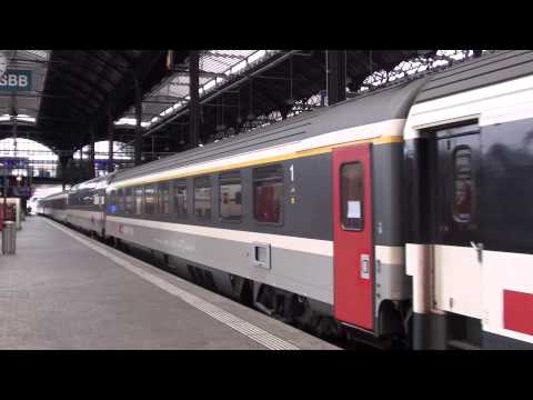 Basel SBB 24/05/2013: Departure of IR 2177 to Locarno
