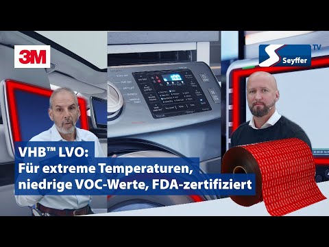 3M™ VHB™ LVO: Klebeband-Innovation mit FDA-Zulassung und Temperaturbeständigkeit