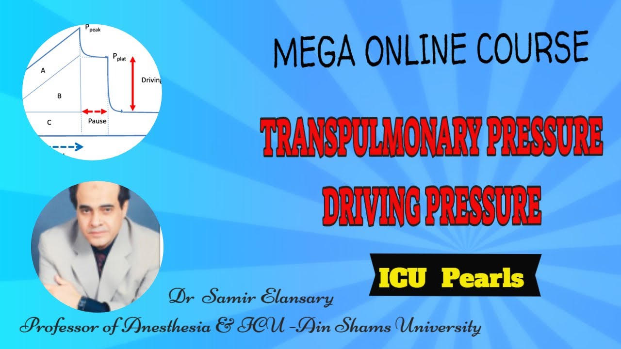 Transpulmonary (Driving) Pressure | Dr Samir Elansary