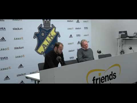 Presskonferens efter Göteborg hemma