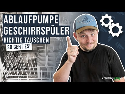 Ablaufpumpe Geschirrspülmaschine  tauschen - so geht es!