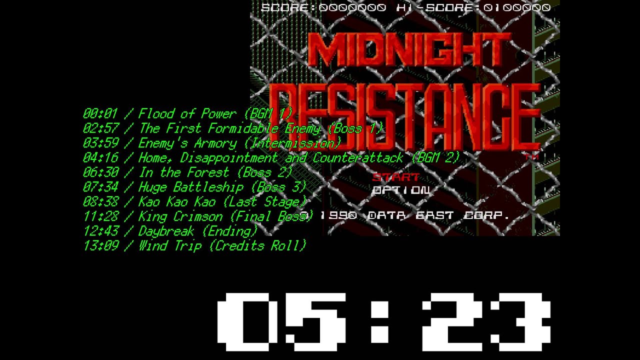Genesis Midnight Resistance Soundtrack