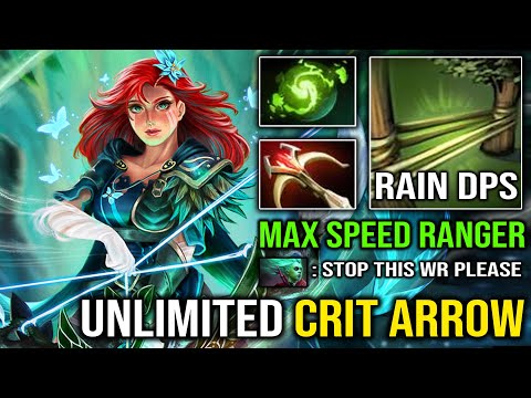 EPIC Raining Crit Arrow Refresher Orb Windranger Nonstop Crit Vs Super Late Game DP Dota 2