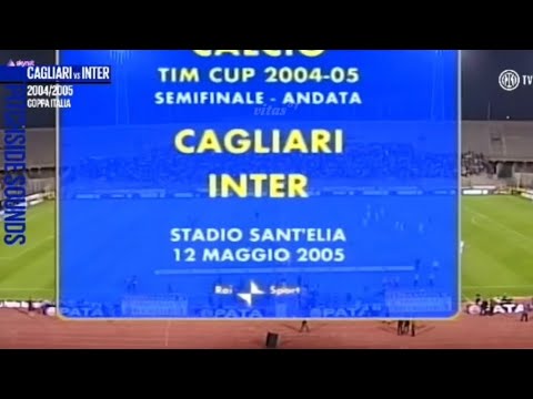 Cagliari-Inter 1:1, Coppa Italia 2004/05 - INTER TV