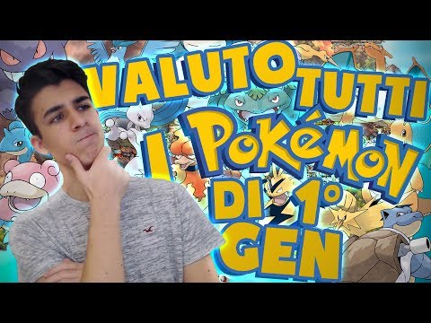 Valuto TUTTI i Pokemon di 1° GENERAZIONE!