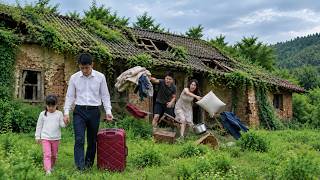 10 days: Evicted from his home, the single father built a wooden house to start a new life.