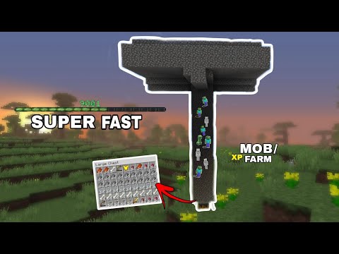 Minecraft EASY MOB XP Farm Tutorial ( 1.19 )