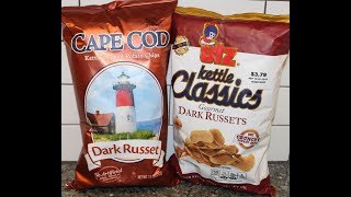 Cape Cod & UTZ: Dark Russet Kettle Cooked Potato Chips Comparison & Review