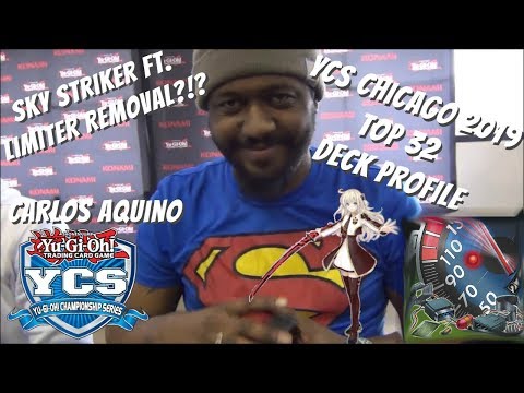 Yugioh YCS Chicago Top 32 Deck Profile - Sky Striker Ft. Limiter Removal?!? - Carlos Aquino