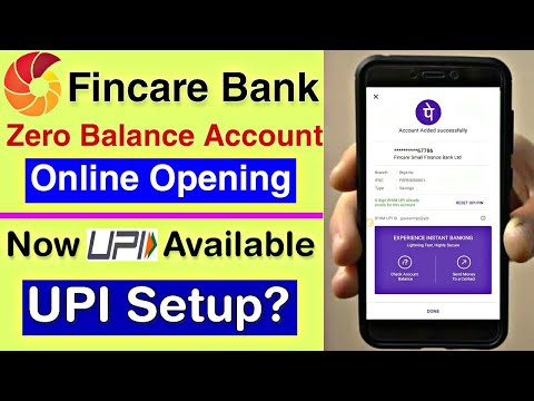Fincare bank online zero balance account now link with upi |💥| Fincare Bank Account UPI Setup new🔥 Video