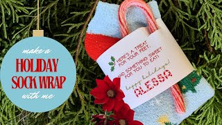HOW TO: Cozy Feet & Sweet Treats Affordable Christmas Sock Gift