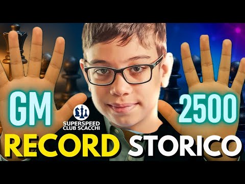 A 11 Anni Faustino Oro è il Più Giovane della Storia a Superare i 2500 ELO