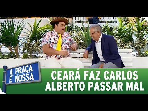 A Praça É Nossa (16/04/15) - Carlos Alberto passa mal de tanto rir com Ceará