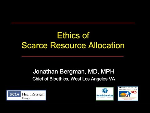 5.1.2020 Urology COViD Didactics - Ethics of Scarce Resource Allocation in a Pandemic