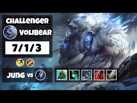 Volibear s11 Jungle Challenger Replay (7/1/3) - BR