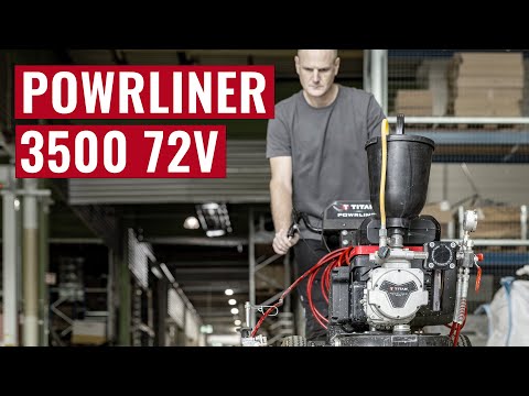 PowrLiner 3500 72V - das akkubetriebene Markiergerät für jeden Untergrund