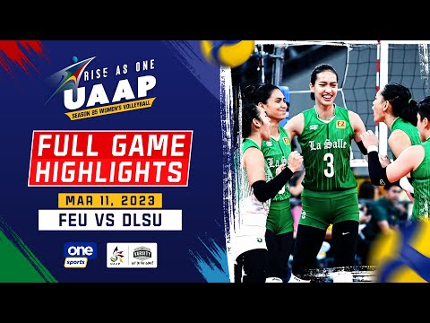 FEU vs. DLSU round 1 highlights | UAAP Season 85 Women’s Volleyball - March 11, 2023