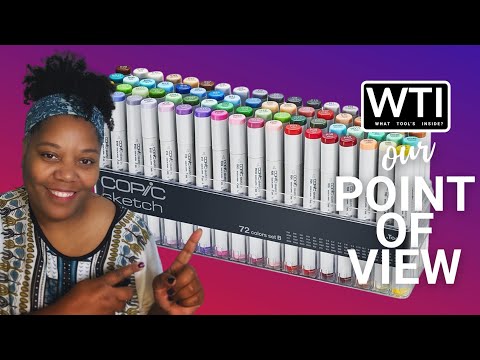 Copic Alcohol Sketch Marker Set - WTI product video review
