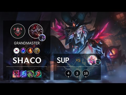 Shaco Support vs Seraphine - KR Grandmaster Patch 11.7