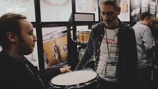 Video thumbnail for NAMM 2O | NICKO MCBRAIN x BRITISH DRUM CO. ICARUS SNARE DRUM by Peter Lewis