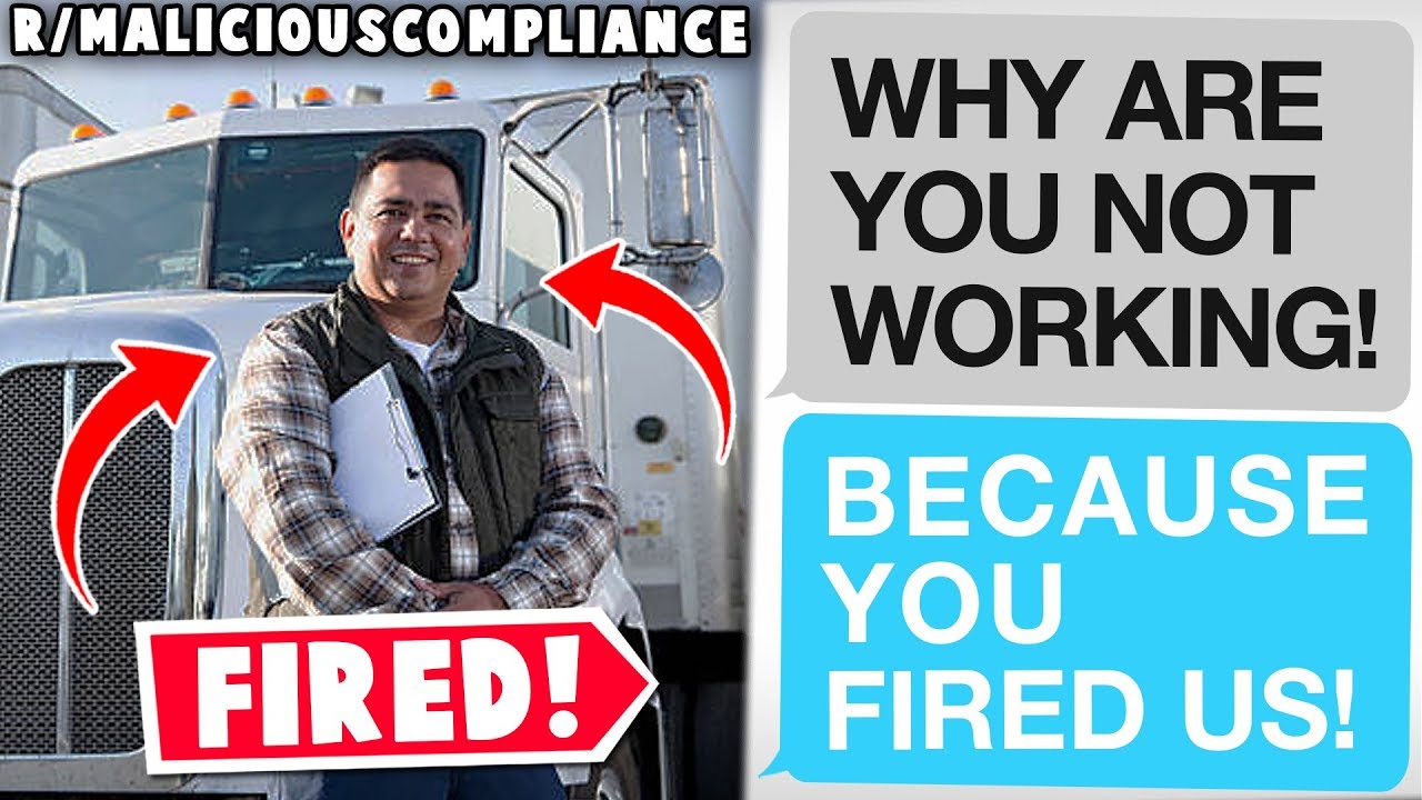 r/maliciouscompliance | Entitled Truck Boss loses ALL of his staff.
