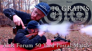 40 cal Flintlock Testing at 50 Yards | American Longrifles Forum November Postal Match | Kibler SMR