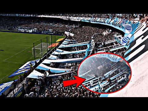"ESTO PASA SI VAS A LA CANCHA DE RACING CON LA GUARDIA IMPERIAL" Barra: La Guardia Imperial &bull; Club: Racing Club &bull; País: Argentina