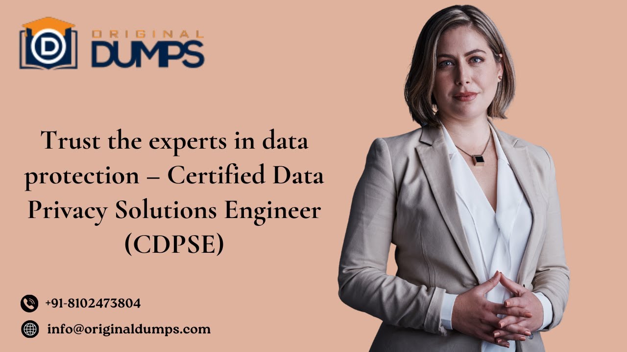 Sample Questions for  CDPSE Certification Exam