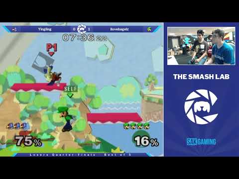 The Smash Lab 98 Losers Quarters - Yingling (Falco) vs ilovebagelz (Luigi)